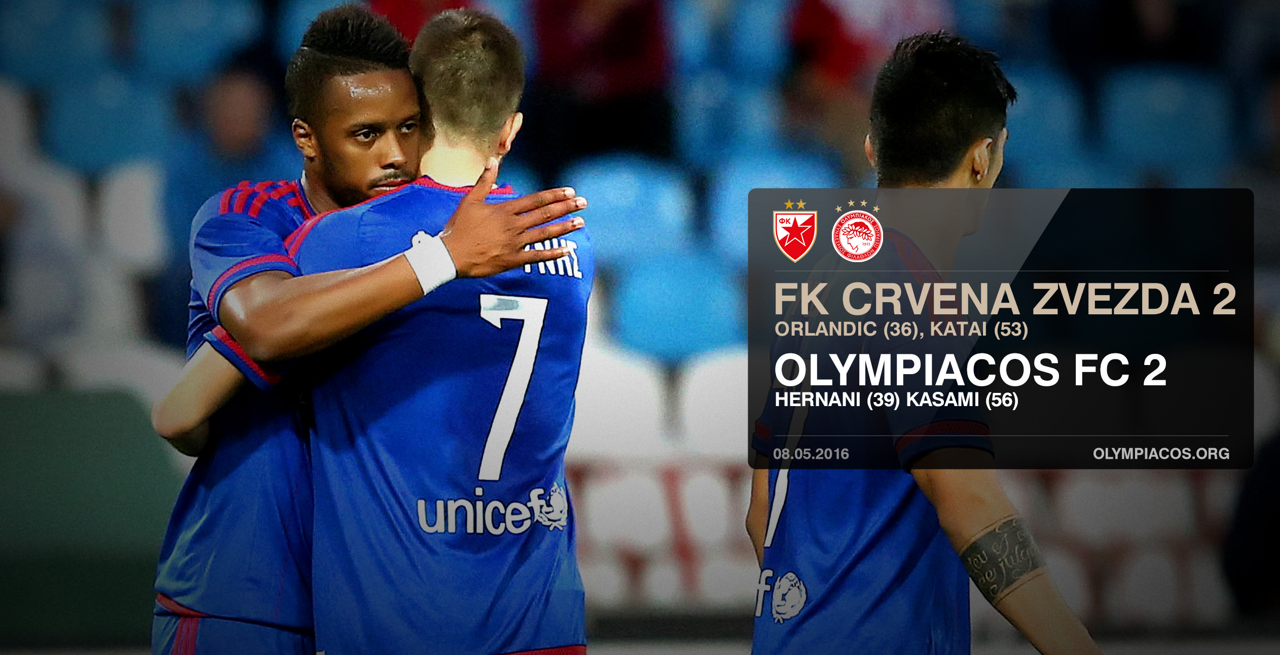 FK Crvena Zvezda (Red Star) – Olympiacos 2-2 - ΟΛΥΜΠΙΑΚΟΣ 